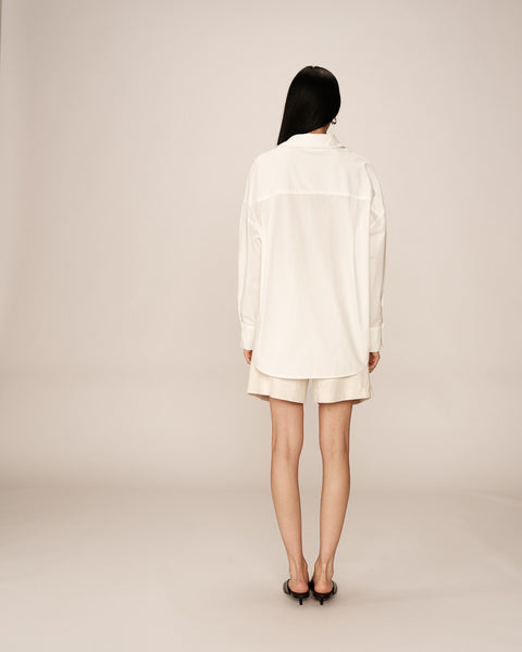 Grace & Mila Oversized Shirt - Ecru