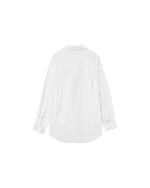 Grace & Mila Oversized Shirt - Ecru