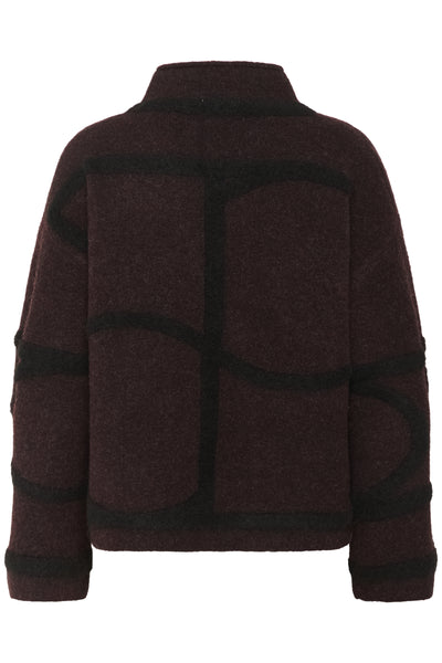 Soaked In Luxury SLSorea Mono Sweater - Plum