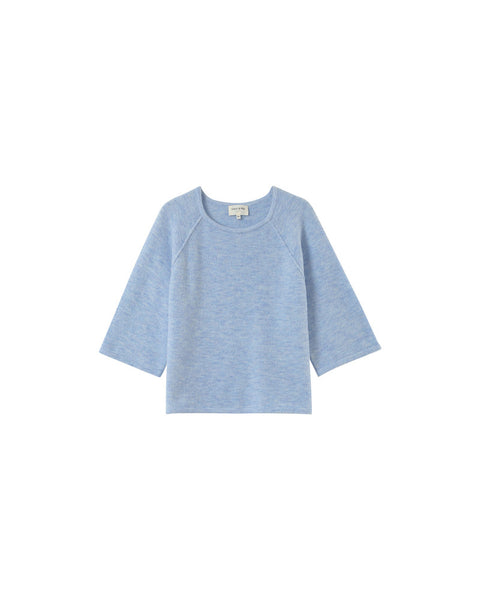 Grace & Mila Paco Oversized Wool Sweater - Ciel