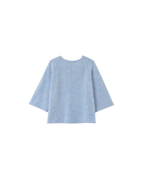 Grace & Mila Paco Oversized Wool Sweater - Ciel