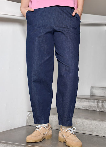 Black Colour BCDenise Barrel Leg Jean - Denim