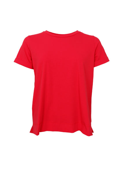 Black Colour BCMay Short Sleeve T-Shirt - Red