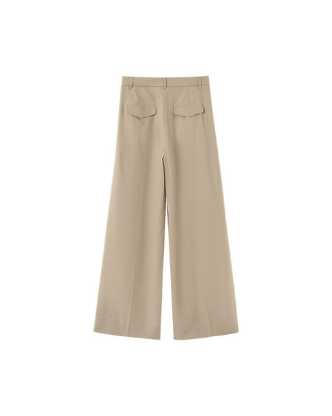 Grace & Mila Peter Wide Leg Trousers -Beige