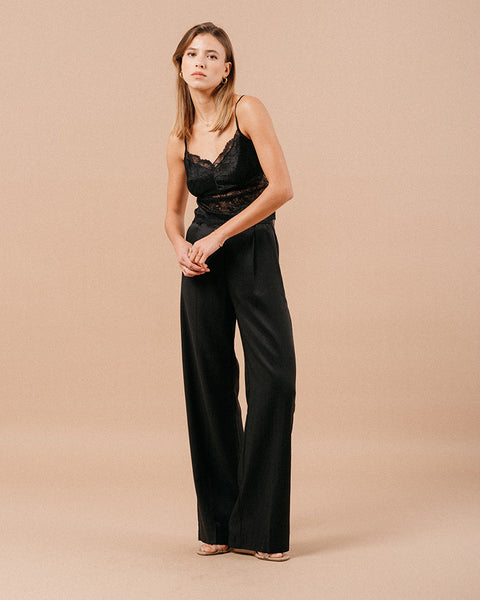 Grace & Mila Marc Wide Leg Trousers - Black