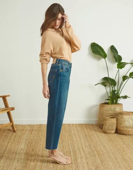 Reiko Niagara Straight Leg Jean - Mid Wash