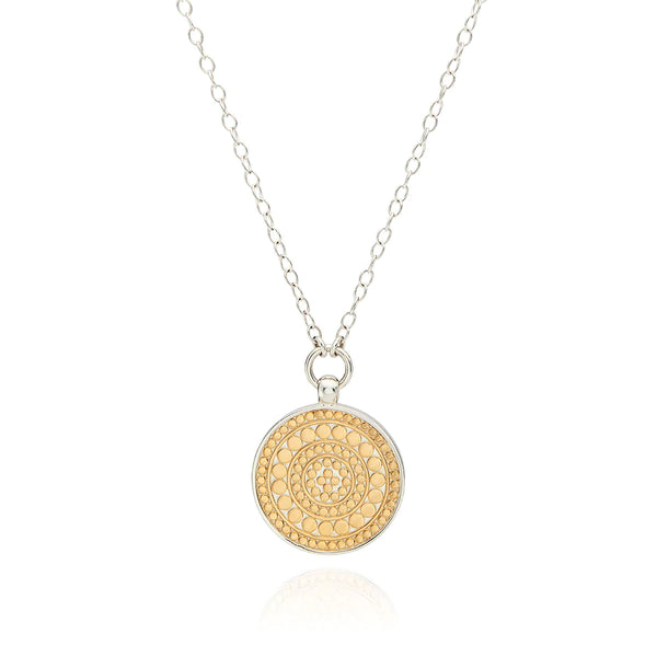ANNA BECK Classic Medium Disc Necklace - Gold & Silver