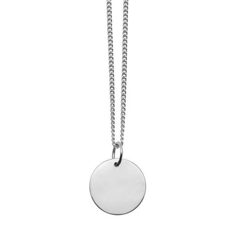 Branch Jewellery Sterling Silver Disc Pendant