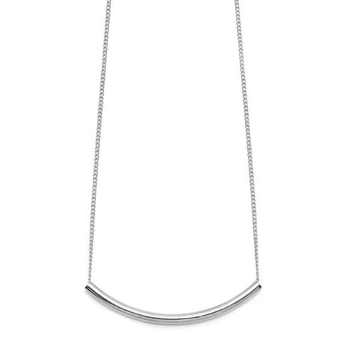 Branch Jewellery Sterling Silver Curved Bar Pendant