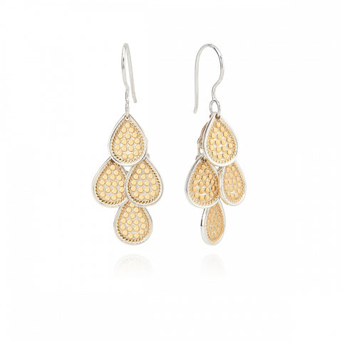 ANNA BECK Classic Chandelier Earrings - Gold & Silver