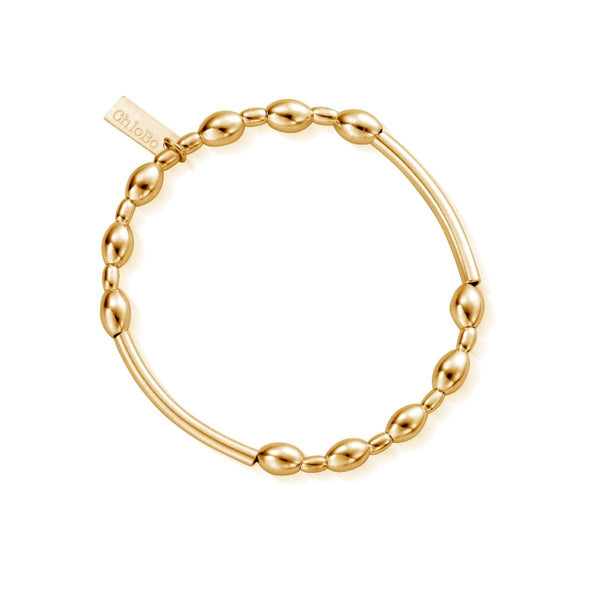 ChloBo Noodle Rice Bracelet - Gold