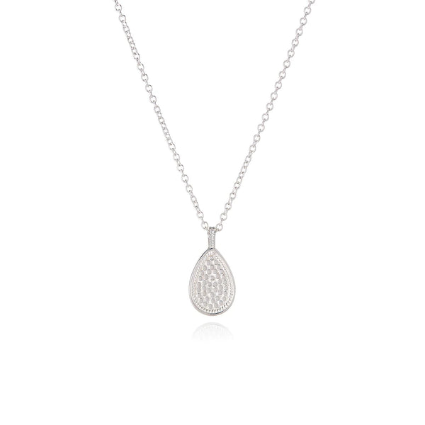 ANNA BECK Classic Small Teardrop Pendant Necklace - Gold & Silver