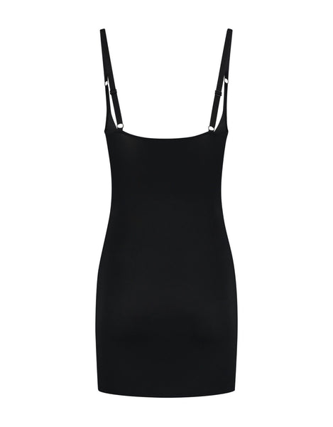 Bye Bra Sculpting Open Bust Dress - Black