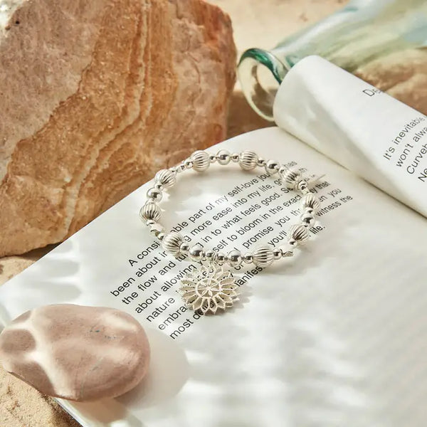 ChloBo Blossoming Sunrise Bracelet - Silver