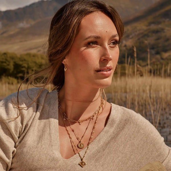 ChloBo Twisted Rope Chain Inner Guidance - Gold