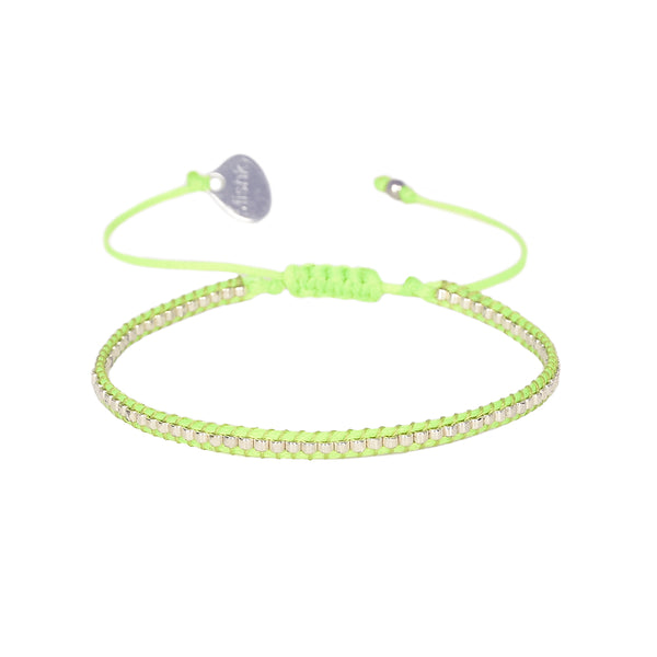 Mishky Neon Row Bracelet - Green