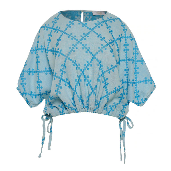 Devotion Twins Florana Blouse - Turquoise