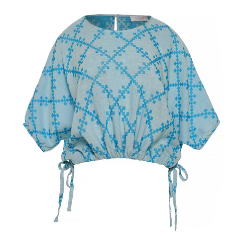 Devotion Twins Florana Blouse - Turquoise