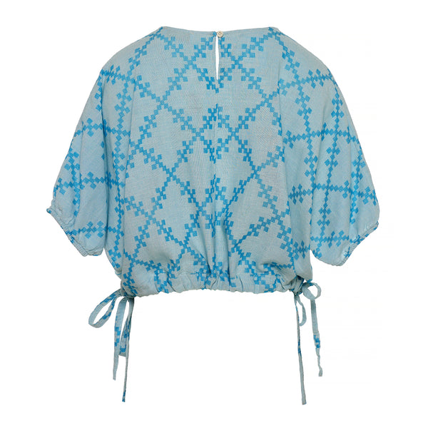 Devotion Twins Florana Blouse - Turquoise