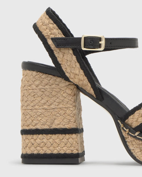 Castaner Vanish Woven Heel - Natural / Black