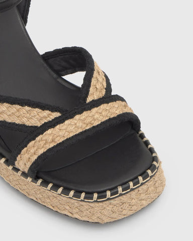 Castaner Vanish Woven Heel - Natural / Black