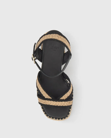 Castaner Vanish Woven Heel - Natural / Black