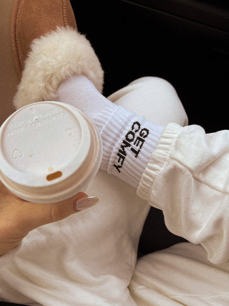 Soxygen Socks 'Get Comfy' Socks - White One Size