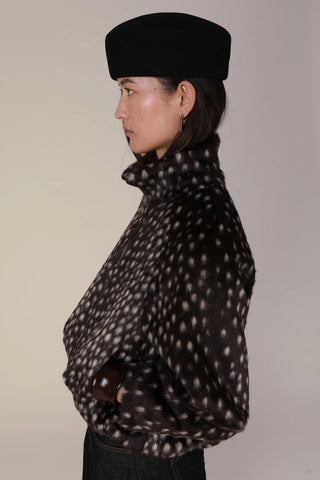 VI.VE.RE Willow Cheeta Print Jacket