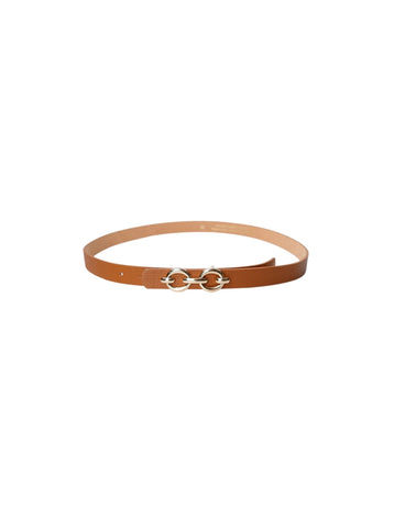 Black Colour BCLotus Leather Belt - Congac