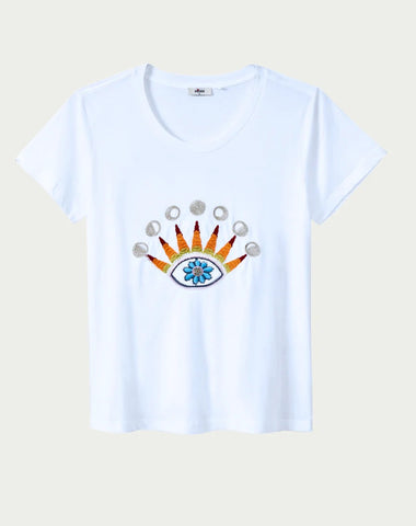 Me369 Sia Sunshine T-Shirt - White