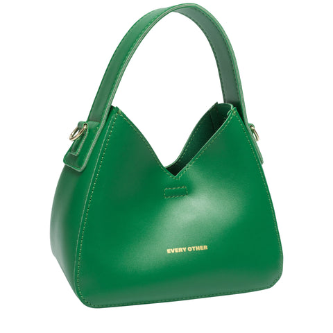 Every Other Small Short & Long Strap Slouch Bag - Green