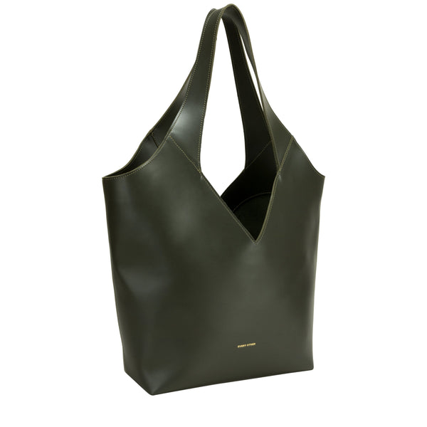 Every Other Twin Strap Halter Tote - Green