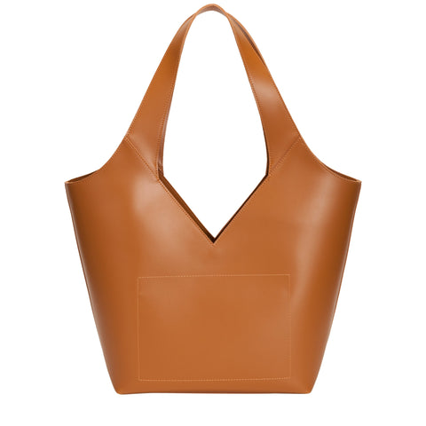 Every Other Twin Strap Halter Tote - Tan