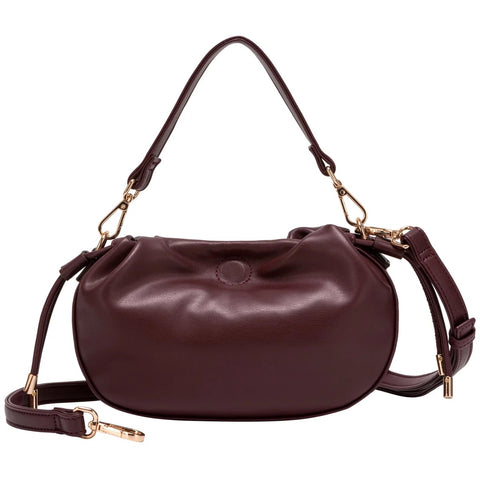 Every Other Shoulder Cross Body Bag - Burgundy