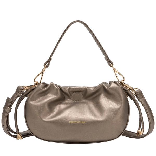 Every Other Shoulder Cross Body Bag - Pewter