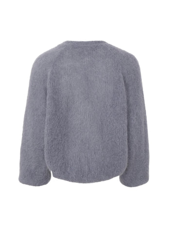 Black Colour BCBjoerk Cross Jumper - Grey Melange