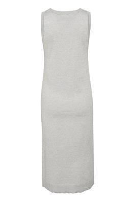 Saint Tropez Sleeveless MilaSZ Shimmer Long Tank Dress - Silver