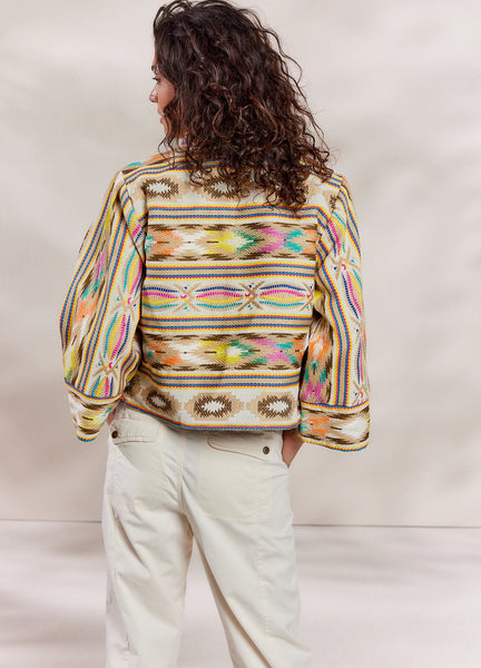 Summum Woman Ikat Multicolour Jacket