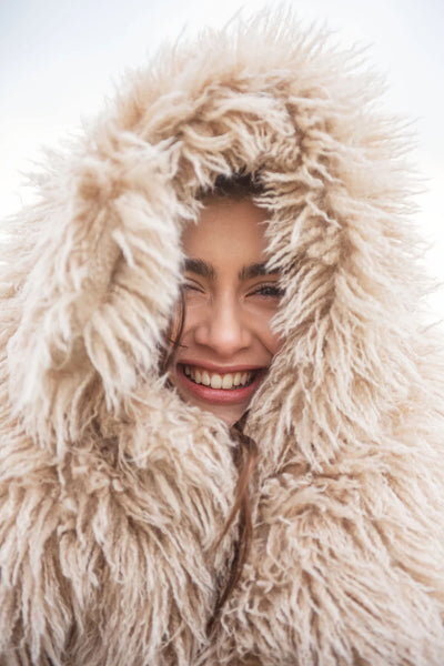 Summum Woman Afghan Woman Faux Fur Jacket