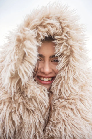 Summum Woman Afghan Woman Faux Fur Jacket