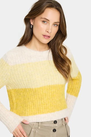 Saint Tropez MandySZ Pullover - Misted Yellow Melange