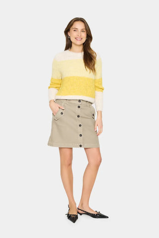 Saint Tropez MandySZ Pullover - Misted Yellow Melange