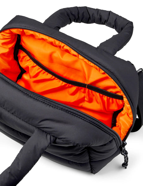 MADS NØRGAARD Light Ripstop Boxy AOP Bag -Asphalt