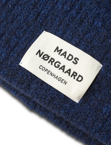 MADS NØRGAARD Tosca Anju Beanie Hat - Peacoat
