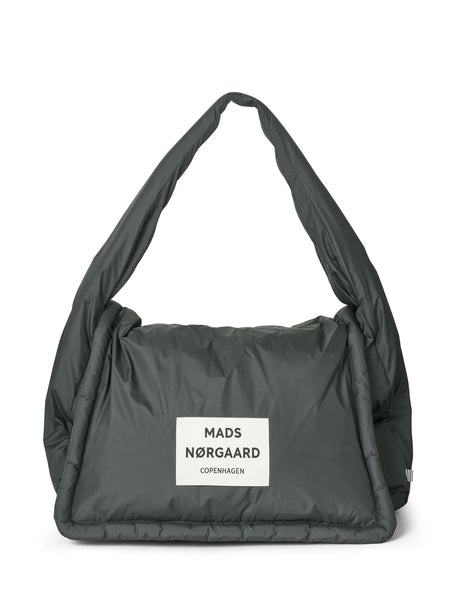 MADS NØRGAARD Light Ripstop Pillow AOP Bomb Bag - Asphalt