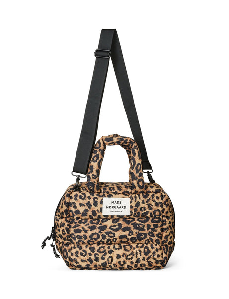 MADS NØRGAARD Light Ripstop Boxy AOP Bag - Leopard