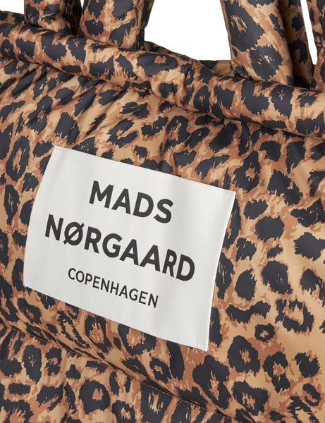 MADS NØRGAARD Light Ripstop AOP Pillow Bag - Leopard