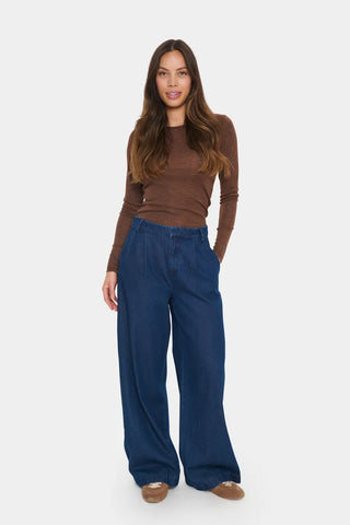 Saint Tropez JaclynSZ Pants - Dark Denim