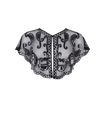 Black Colour BCLorenza Sequins Cape - Black