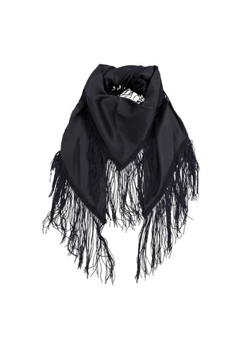 Black Colour BCJulietta Fringe Scarf - Black